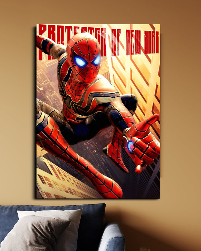 Spider-Man | Protector of New York Poster | MCU Wall Art Lazywalls