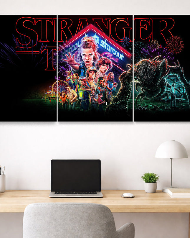 Stranger Things | Stranger Things Poster | 3 Panel Poster Set Lazywalls