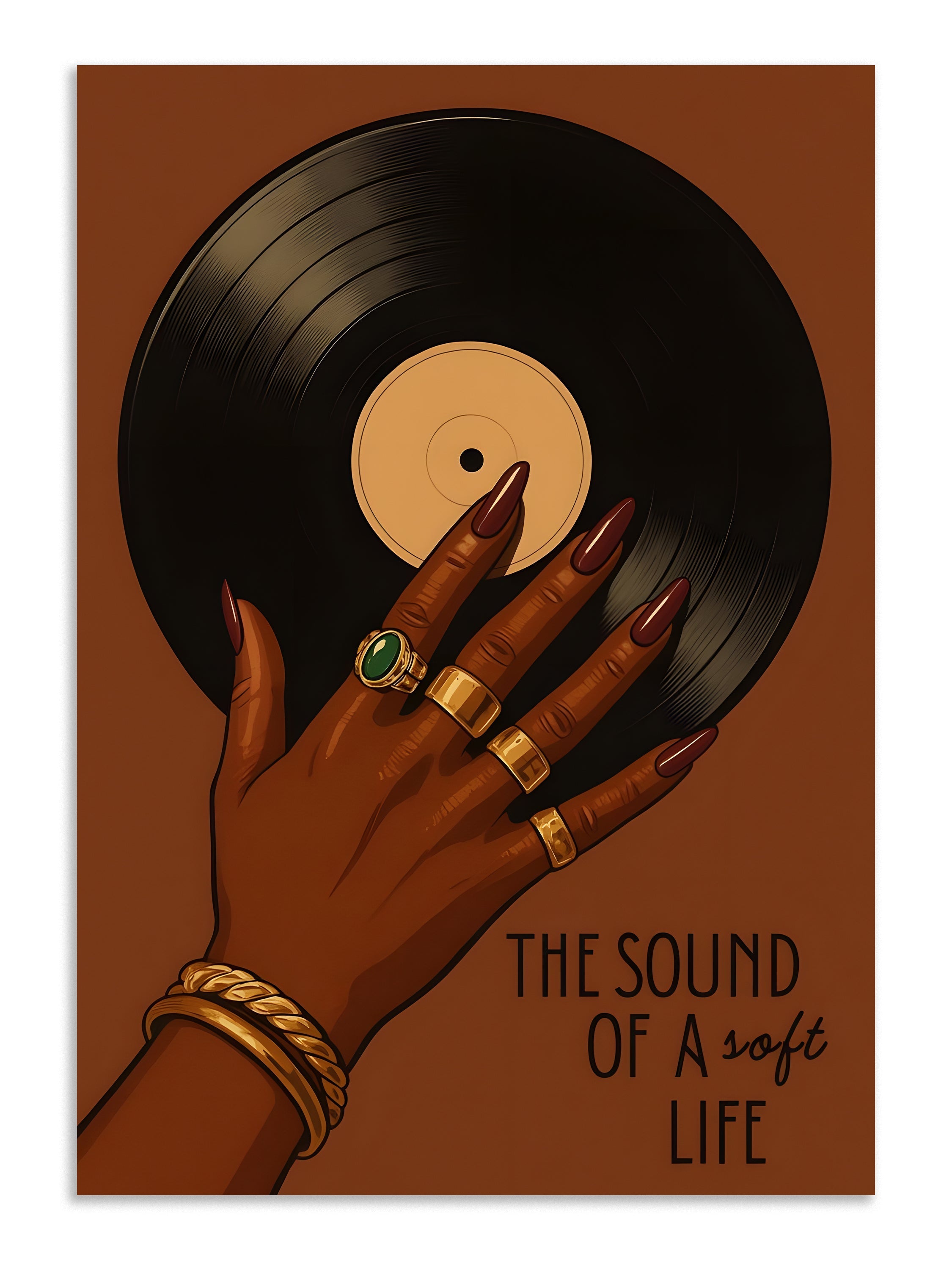 Vinyl record aesthetic poster wall decor Lazywalls